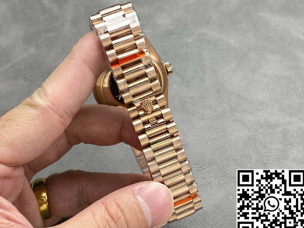 Chocalate Date v5 Steel Rolex 36mm Tungsten Dial Factory Day M128235 QF Gold Rose 1110